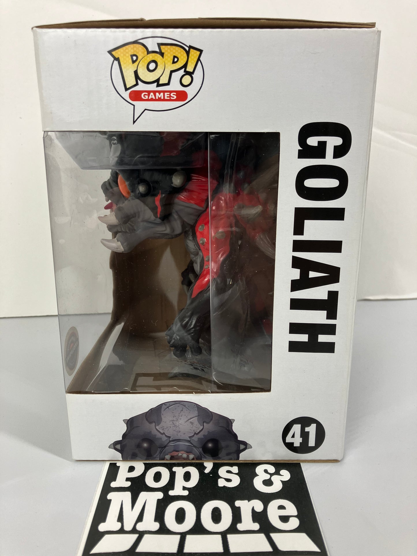 Funko Pop! Evolve: Goliath 41 Deluxe Exclusive Vaulted Vinyl Figure With Damages