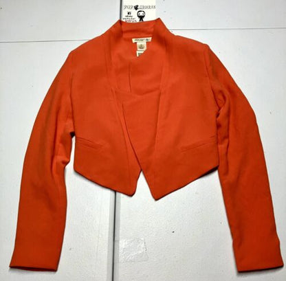 Arden B. Women’s Orange Long Sleeve Jacket Size XS NWT