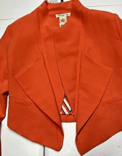 Arden B. Women’s Orange Long Sleeve Jacket Size XS NWT