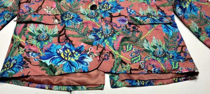 H & M Women’s Colorful Long Sleeve Jacket Size 10 NWT