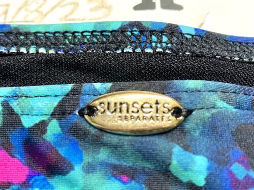 Sunsets Womens Multi Colored Swimwear Bottom Size Small NWT