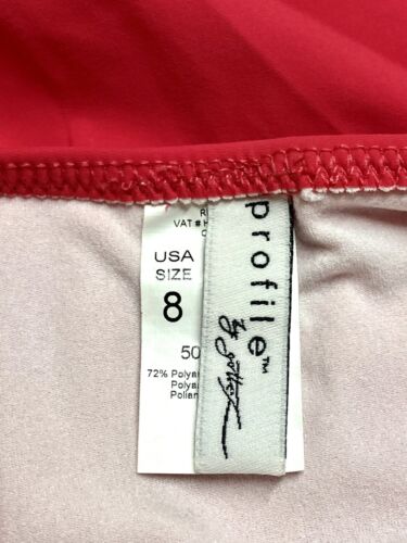 Profile By Gottex Women's Pink Sleeveless Swimwear Bottom Size 8 NWT