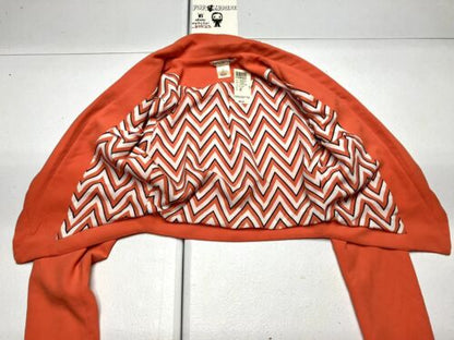 Arden B. Women’s Orange Long Sleeve Jacket Size XS NWT