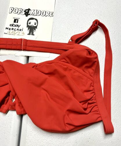 Profile Women's Red Sleeveless Swimwear Top Size 36 D NWT