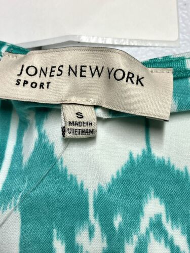 Jones New York Womens Aqua Green Long Sleeve Shirt Size S NWT