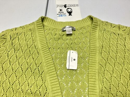 CJ Banks Women's Green Short Sleeve Sweater Size 3X NWT