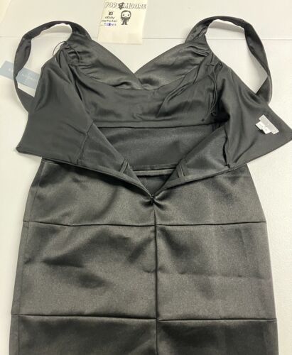 London Times Women’s Black Sleeveless Dress Size 4 NWT