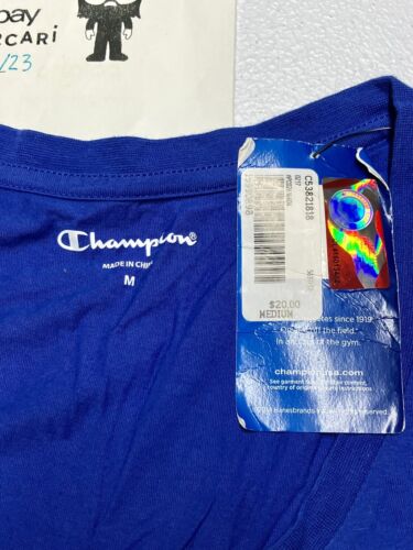 Champion Women’s Blue Short Sleeve Shirt Size Medium NWT