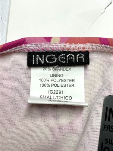 Ingear Women's Pink And White Swimwear Bottom Size Small NWT