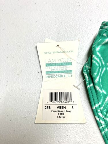 Sunsets Women's Green Swimwear Bottom Size Small NWT