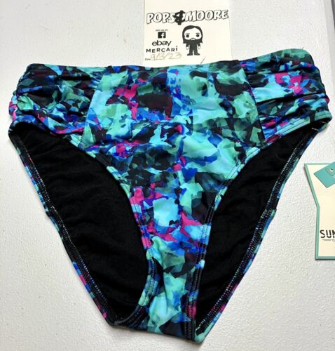 Sunsets Womens Multi Colored Swimwear Bottom Size Small NWT