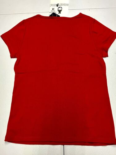 Rafaella Women’s Red Short Sleeve Shirt Size Medium NWT