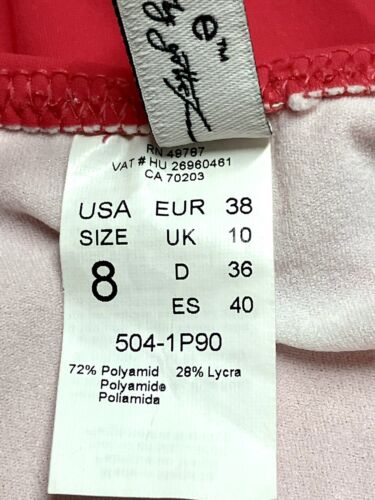 Profile By Gottex Women's Pink Sleeveless Swimwear Bottom Size 8 NWT