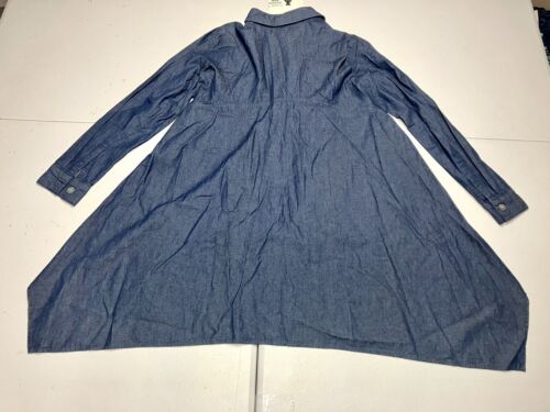 For Cynthia Women’s Blue Long Sleeve Shirt Size Small NWT