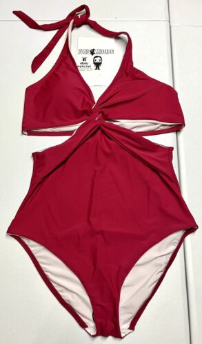 Ann Taylor Loft Beach Women’s Red Swimwear Size 12 NWT