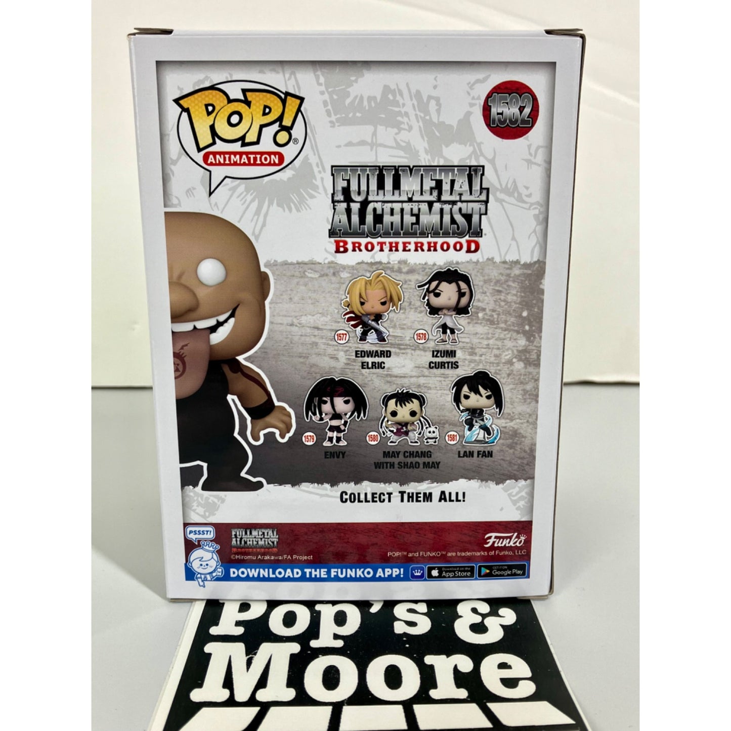 Funko Pop! FullMetal Alchemist: Gluttony 1582 Limited Edition Figure Brand New