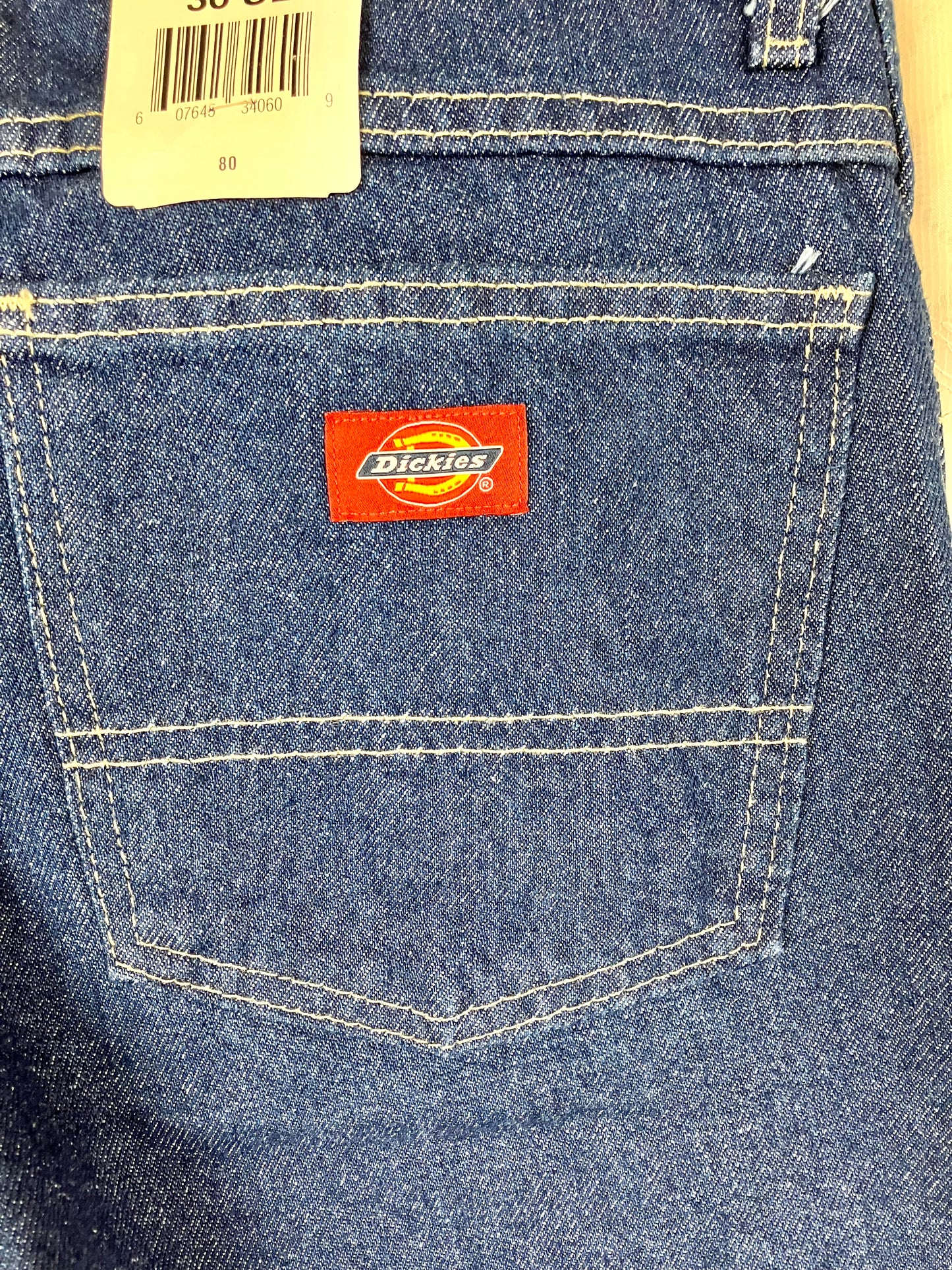 Dickies Men’s 100% Cotton Jeans Size 30 UL New With Tags