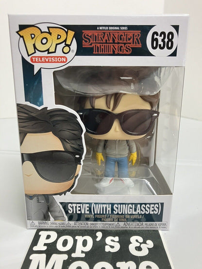 Funko Pop! Stranger things: Steve With Sunglasses 638 Vinyl Figure Brand New