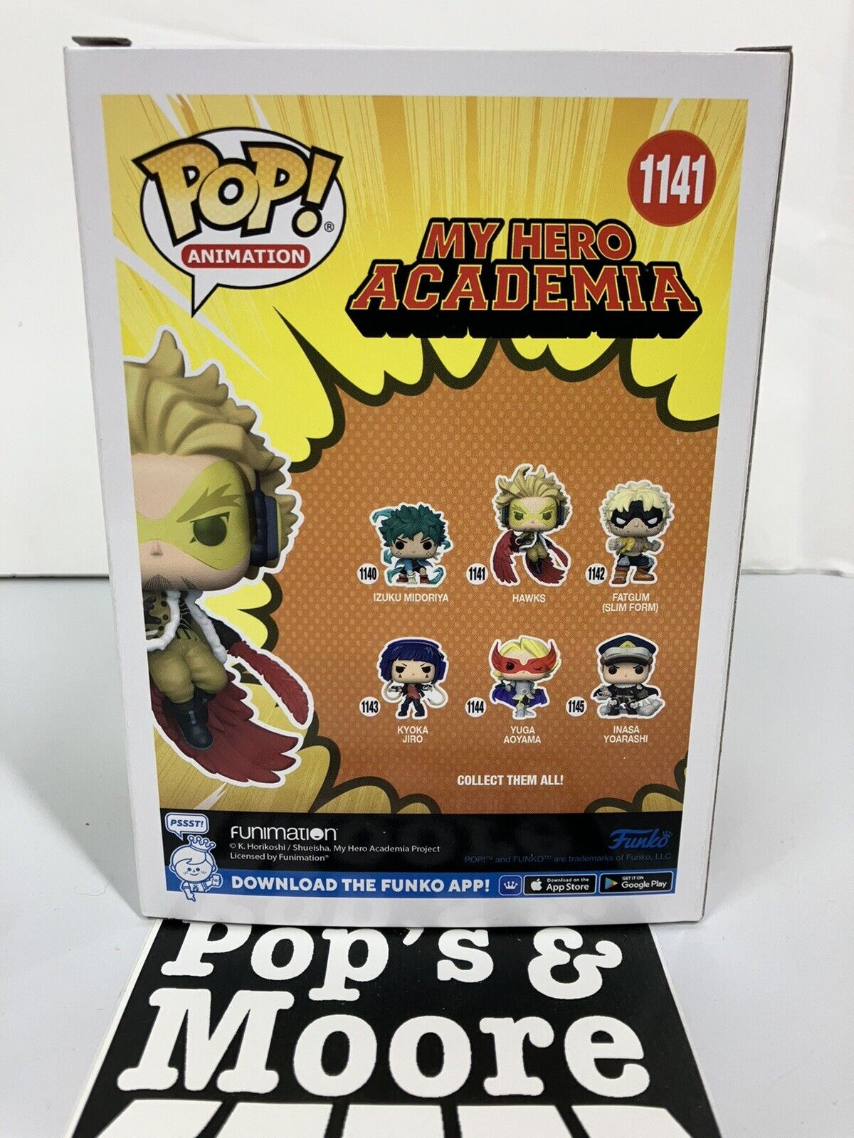 Funko Pop! My Hero Academia: Hawks 1141 Vinyl Figure