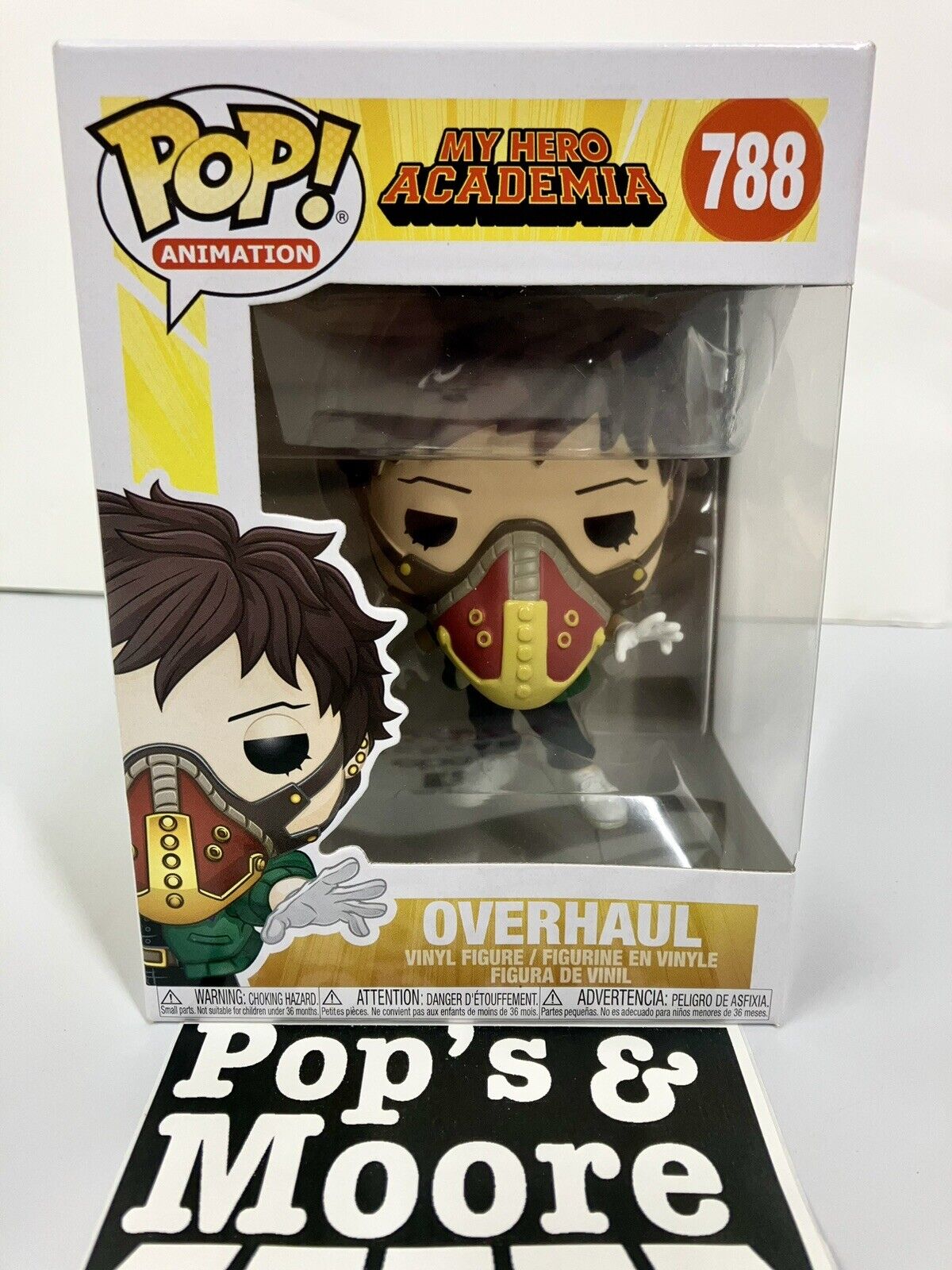 Funko Pop! My Hero Academia: Overhaul 788 Vaulted Figure W/Protector