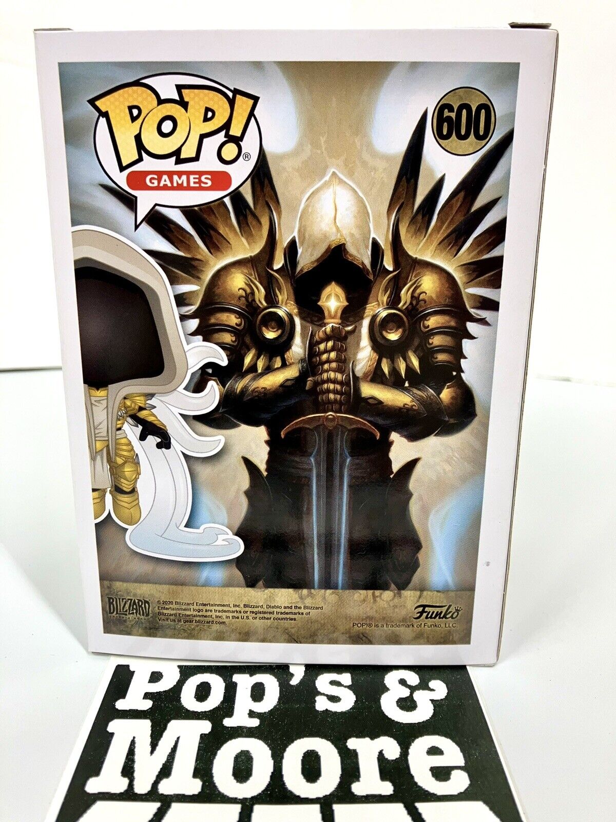 Funko Pop! Diablo: Tyrael 600 Vaulted Funko Club Exclusive Figure W/Protector