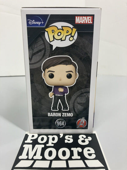 Funko Pop! The Falcon And The Winter Soldier: Baron Zemo 964 Figure W/Box Damage