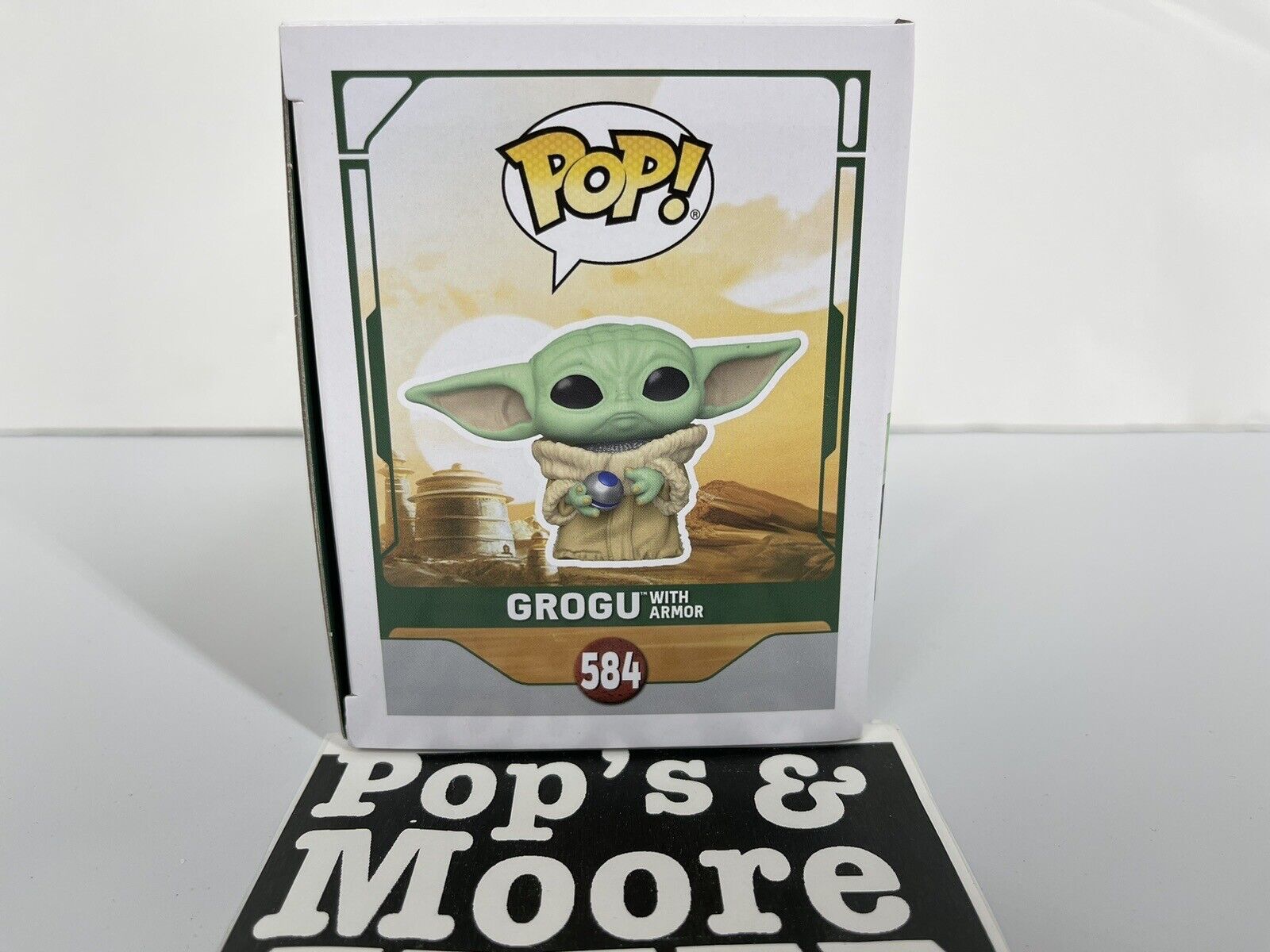 Funko Pop! Star Wars: Grogu With Armor 584 Vinyl Figure Brand New 