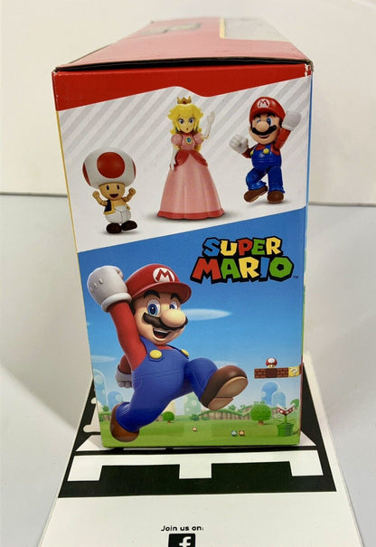 Nintendo Super Mario Toad, Mario, and Peach Action Figure Set 3 Pack Brand New