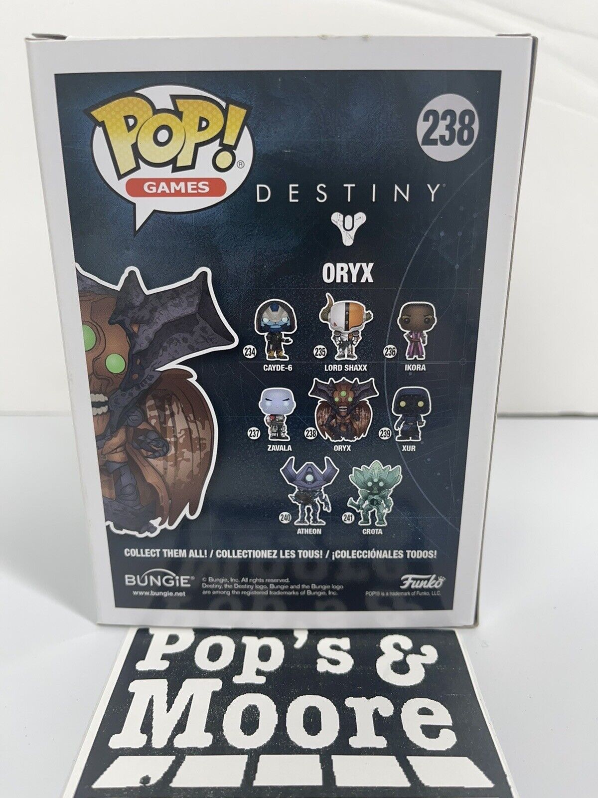 Funko Pop! Destiny: Oryx #238 Vaulted Vinyl Figure With Box Damage