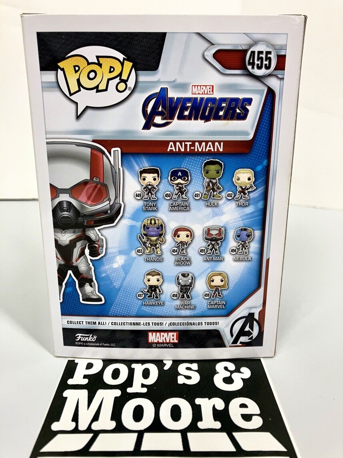 Funko Pop! Avengers: Ant Man 455 Vaulted Vinyl Figure Damaged Box W/Protector