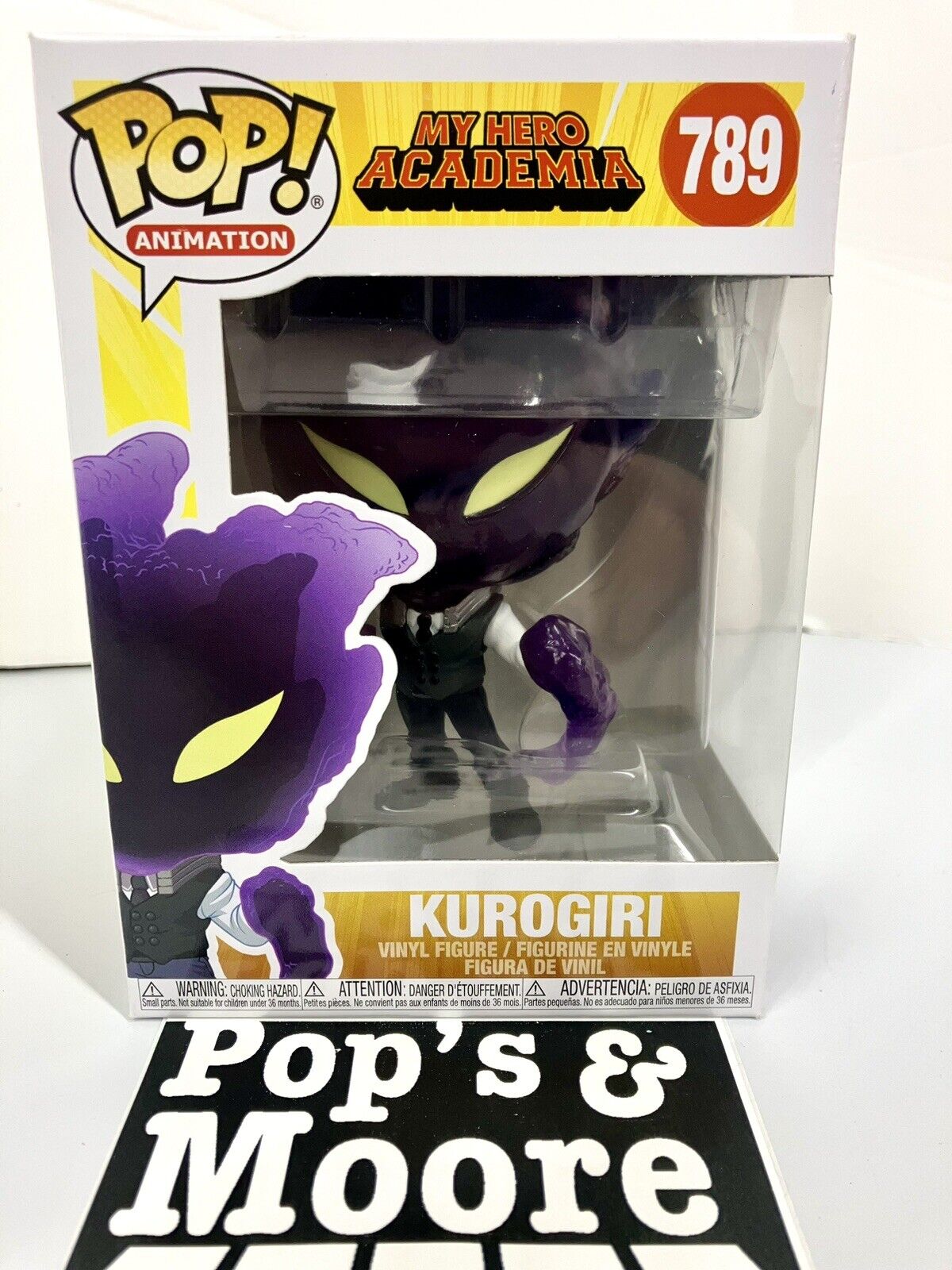 Funko Pop! My Hero Academia: Kurogiri 789 Vaulted Vinyl Figure With Protector