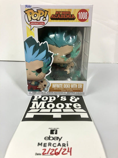 Funko Pop! My Hero Academia! Infinite Deku With Eri 1008 Vinyl Figure