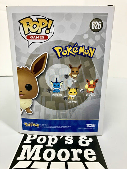 Funko Pop Games! Pokemon: Eevee 626 Vinyl Figure With Box Damage