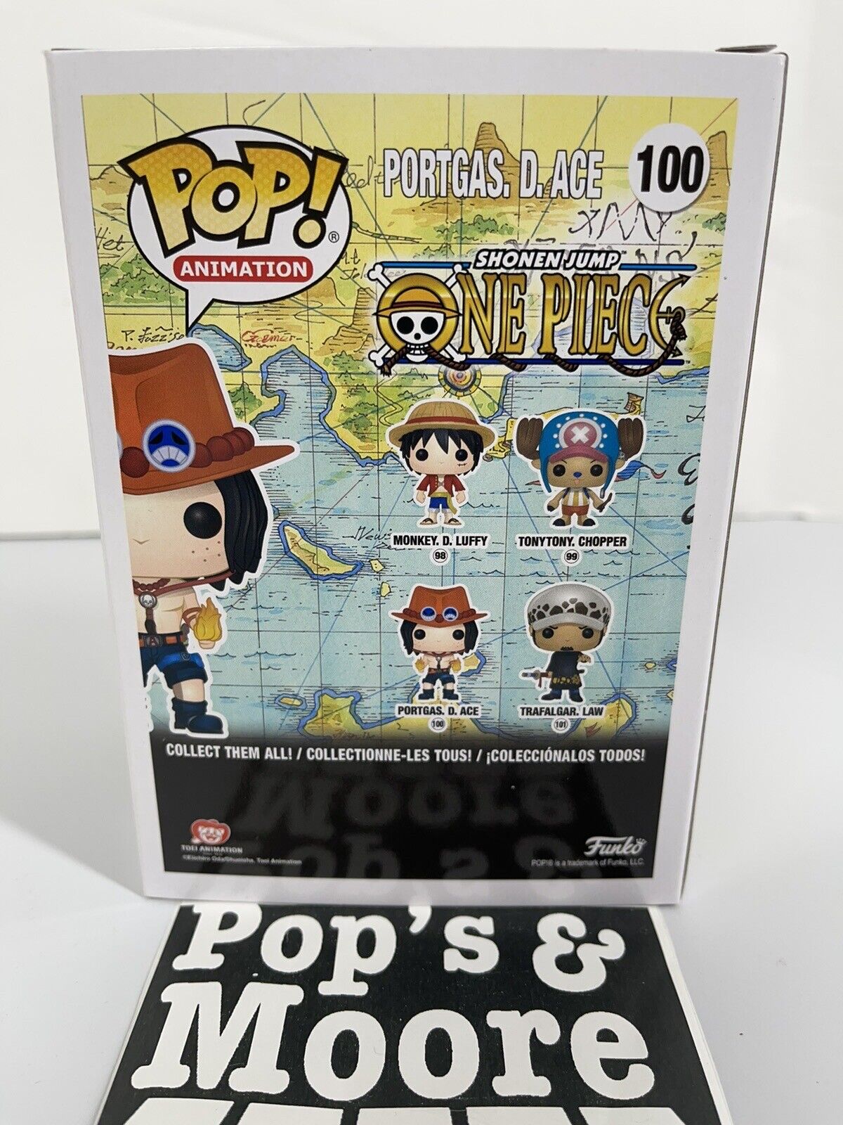 Funko Pop! One Piece: Portgas. D. Ace 100 Vinyl Figure Brand New