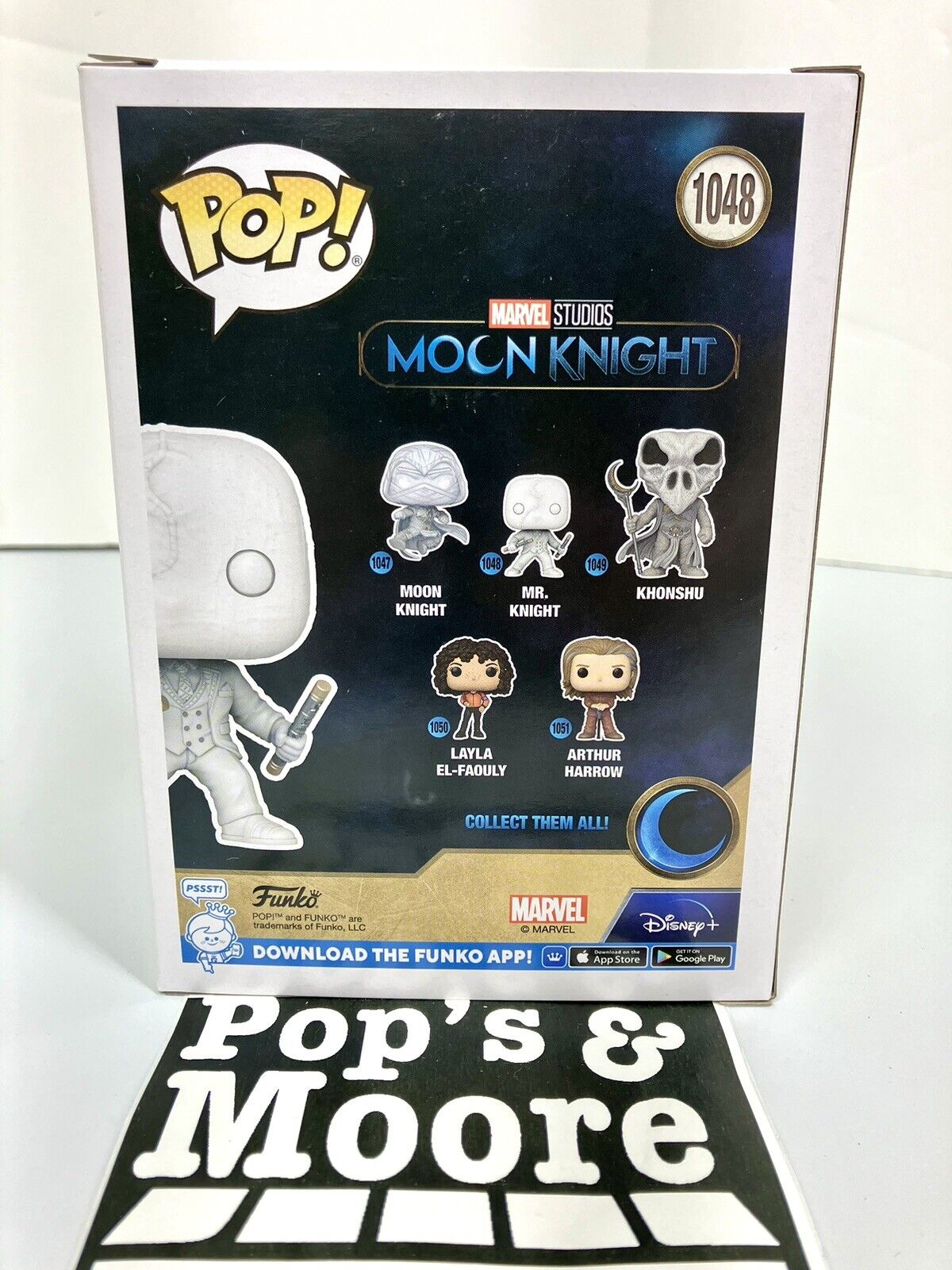 Funko Pop! Marvel Moon Knight: Mr. Knight 1048 Vinyl Figure