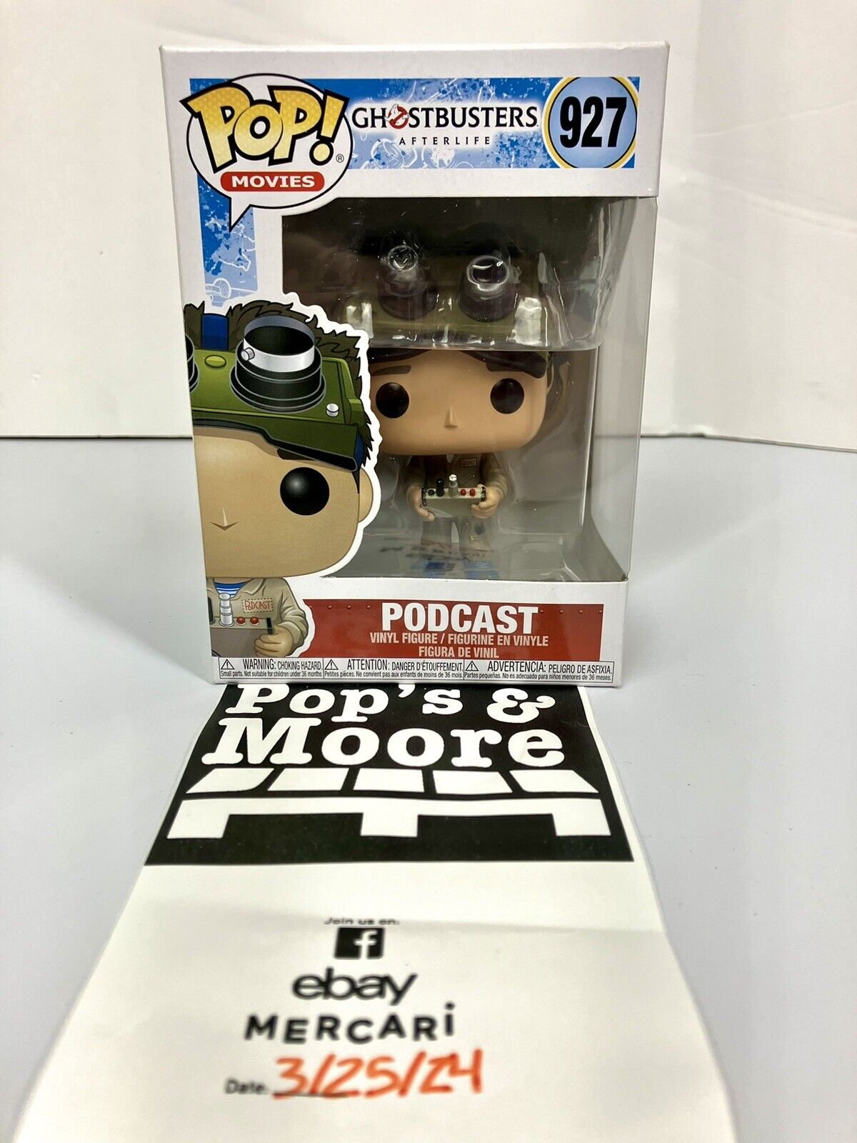 Funko Pop! GhostBusters Afterlife: Podcast 927 Vaulted Figure With Protector