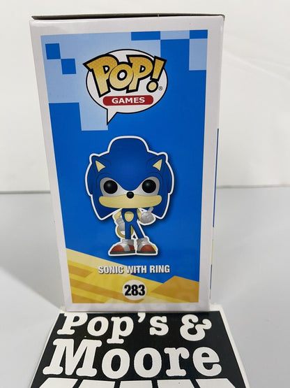 Funko Pop! Sonic The Hedgehog: Sonic With Ring 283 Vinyl Figure Brand New