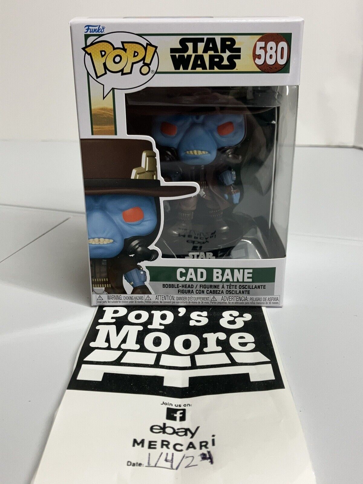 Funko Pop! Star Wars: Cad Bane 580 Vinyl Figure Brand New