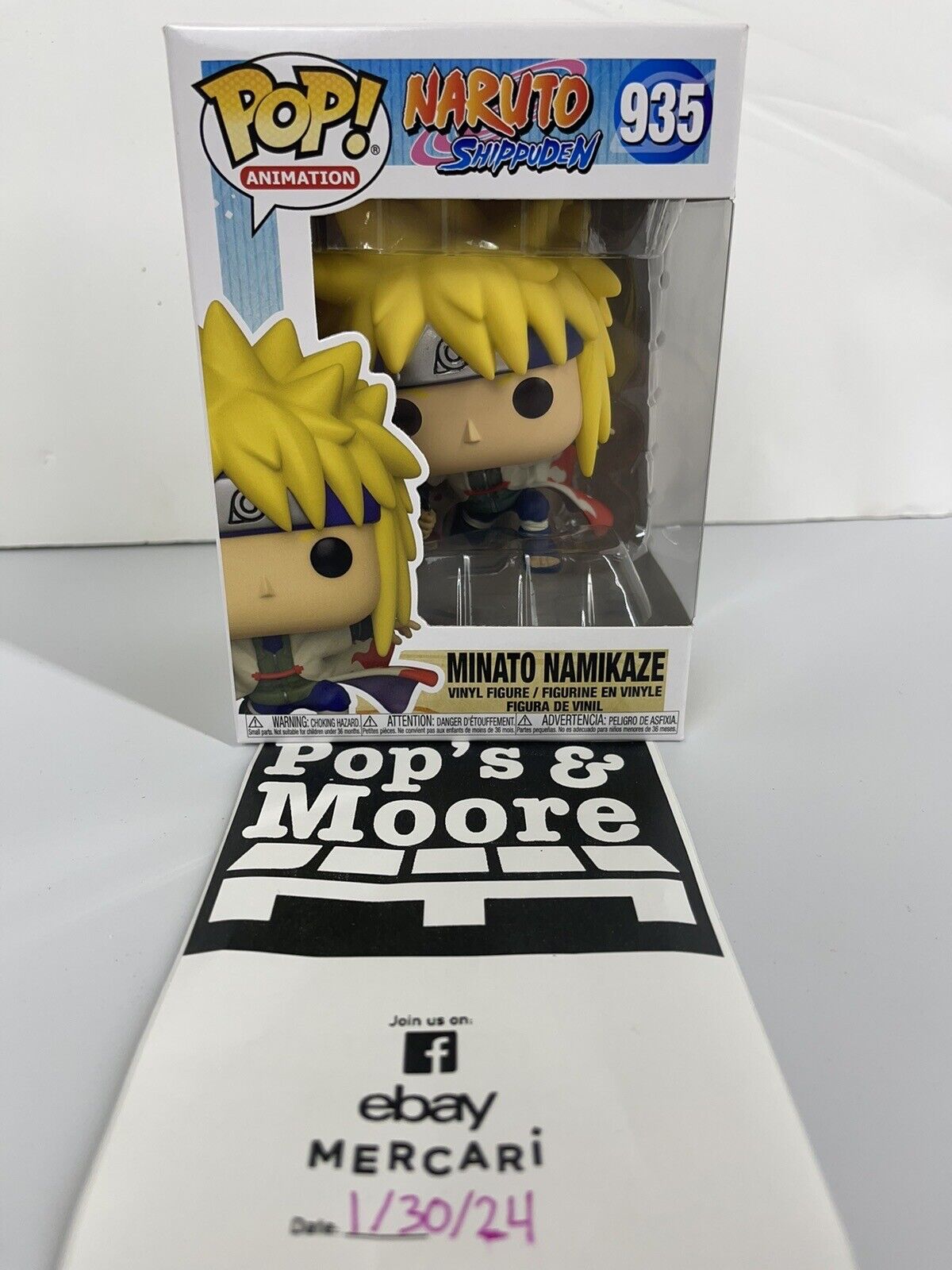 Funko Pop! Naruto Shippuden: Minato Namikaze 935 Vinyl Figure Brand New