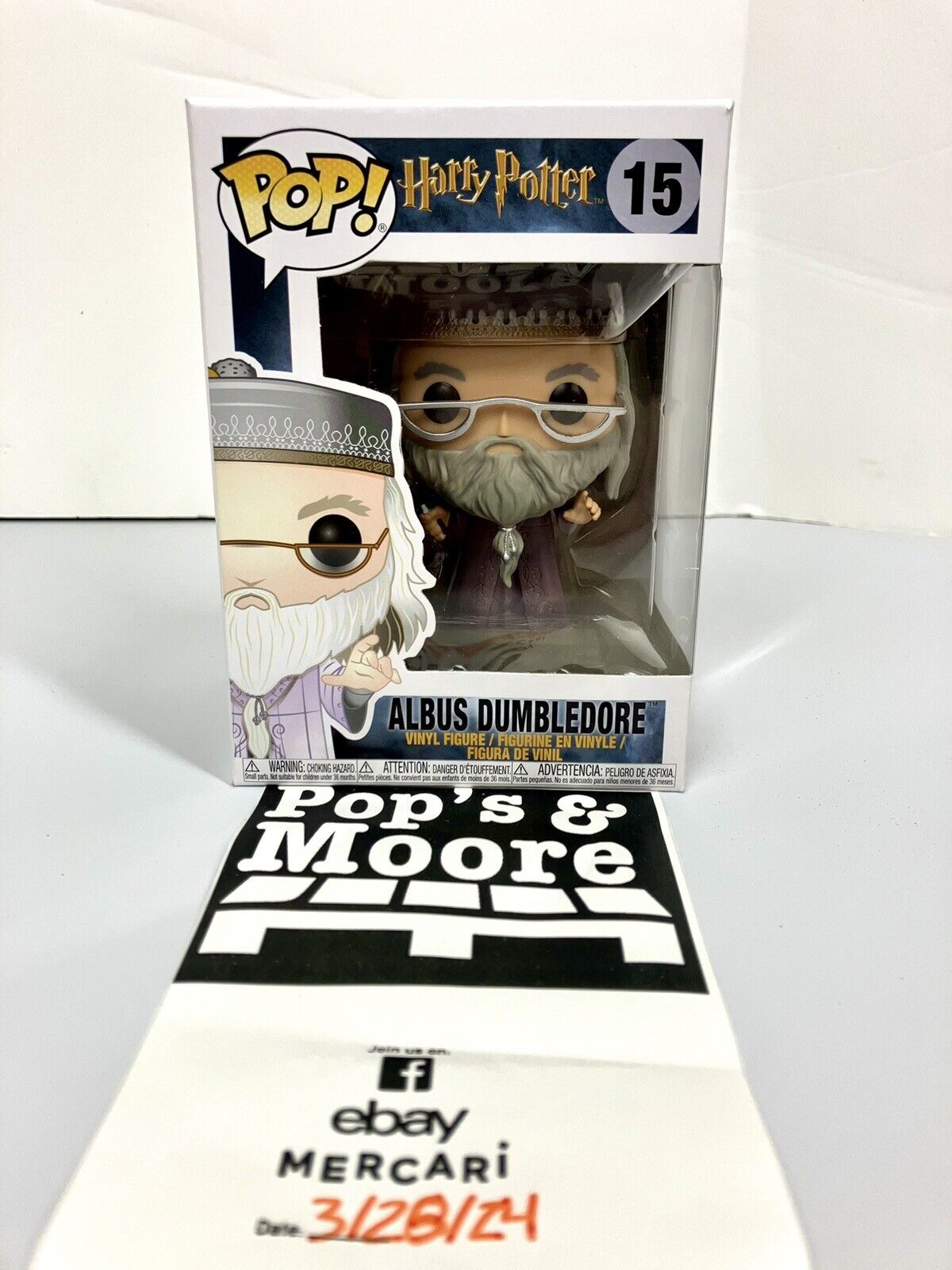 Funko Pop! Harry Potter: Albus Dumbledore 15 Vinyl Figure With Box Damage