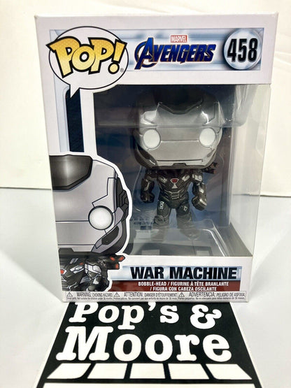 Funko Pop! Marvel Avengers: War Mechine 458 Vinyl Figure With Protector