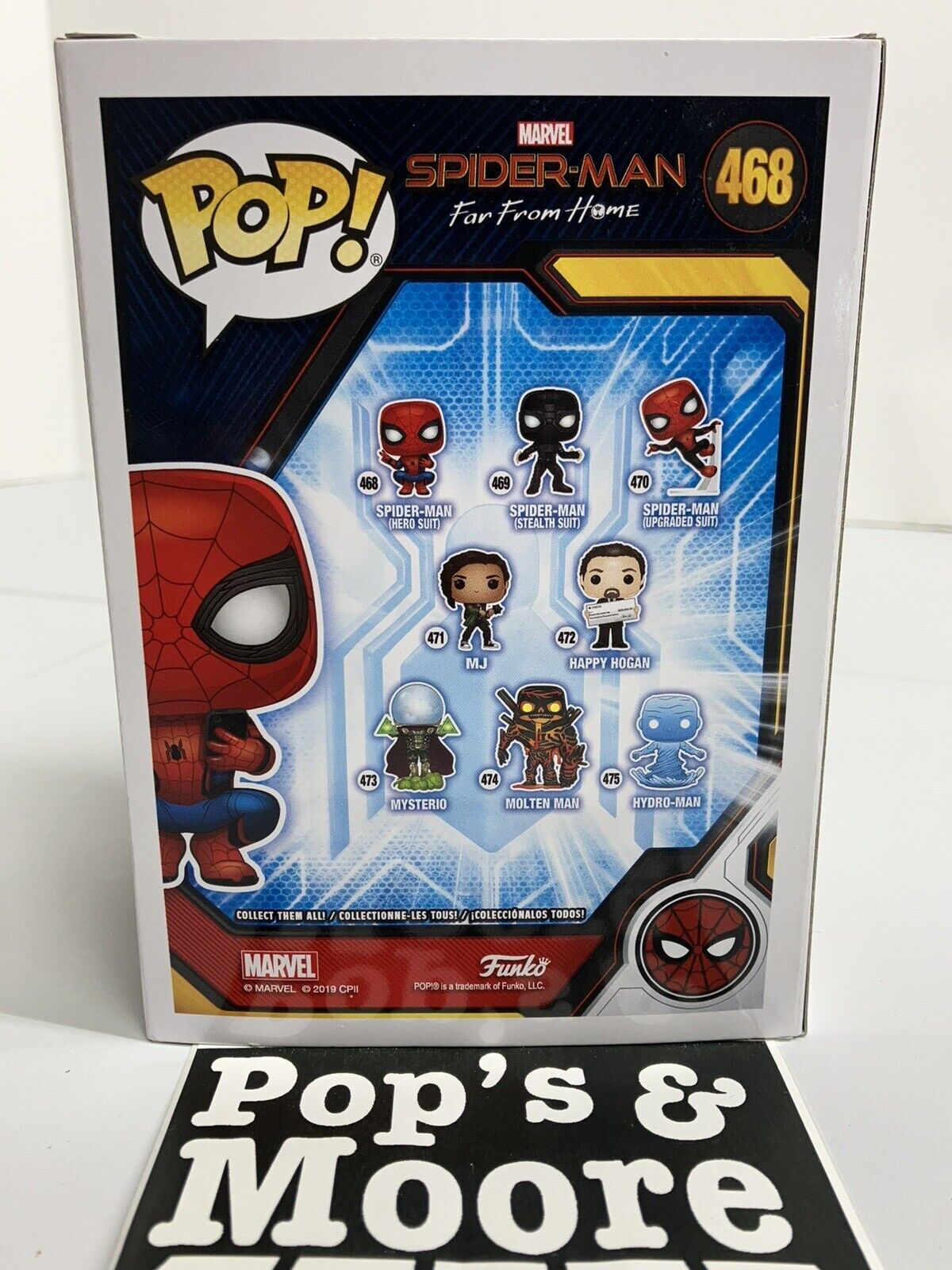 Funko Pop! Spider-Man Far From Home:Spider-Man Hero Suit 468 Figure W/Protector