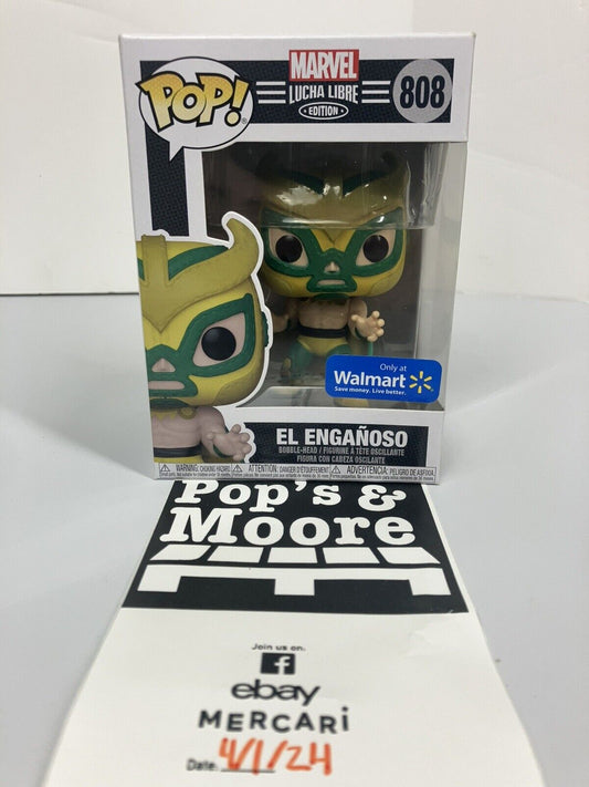 Funko Pop! Lucha Libre: El Enganoso 808 Exclusive Vinyl Figure With Box Damage