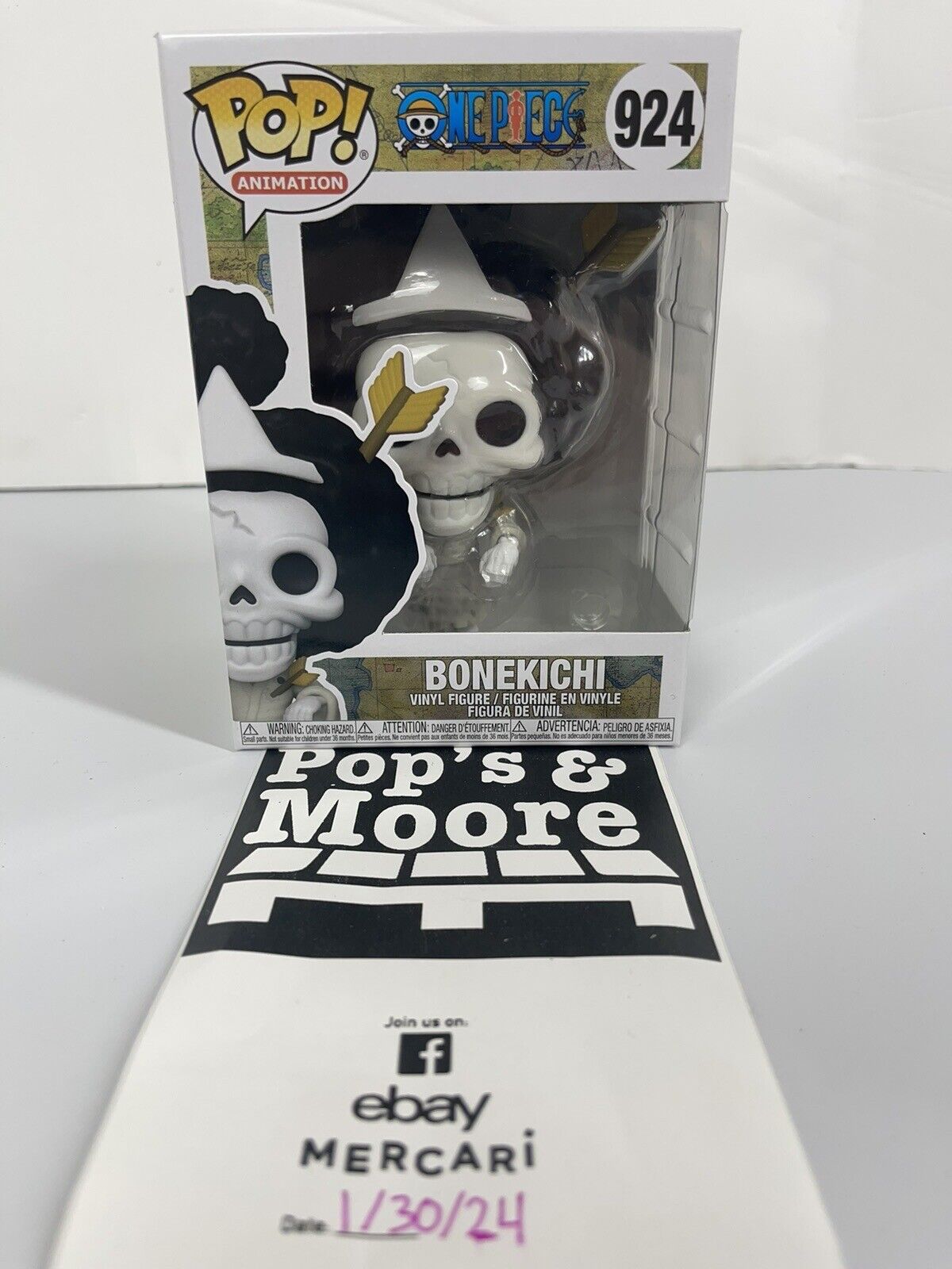 Funko Pop! One Piece: Bonekichi 924 Vinyl Figure Brand New