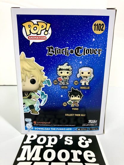 Funko Pop! Black Clover: Luck Voltia 1102 Exclusive Vinyl Figure W/ Protector