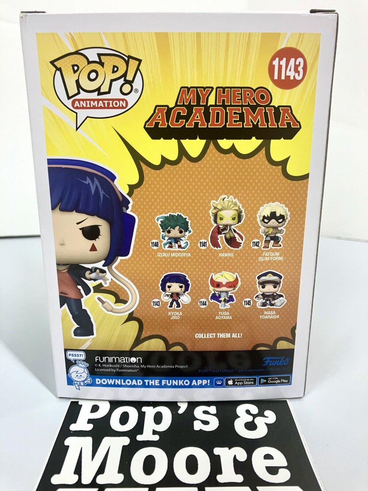 Funko Pop! My Hero Academia: Kyoka Jiro 1143 Vinyl Figure With Box Damages