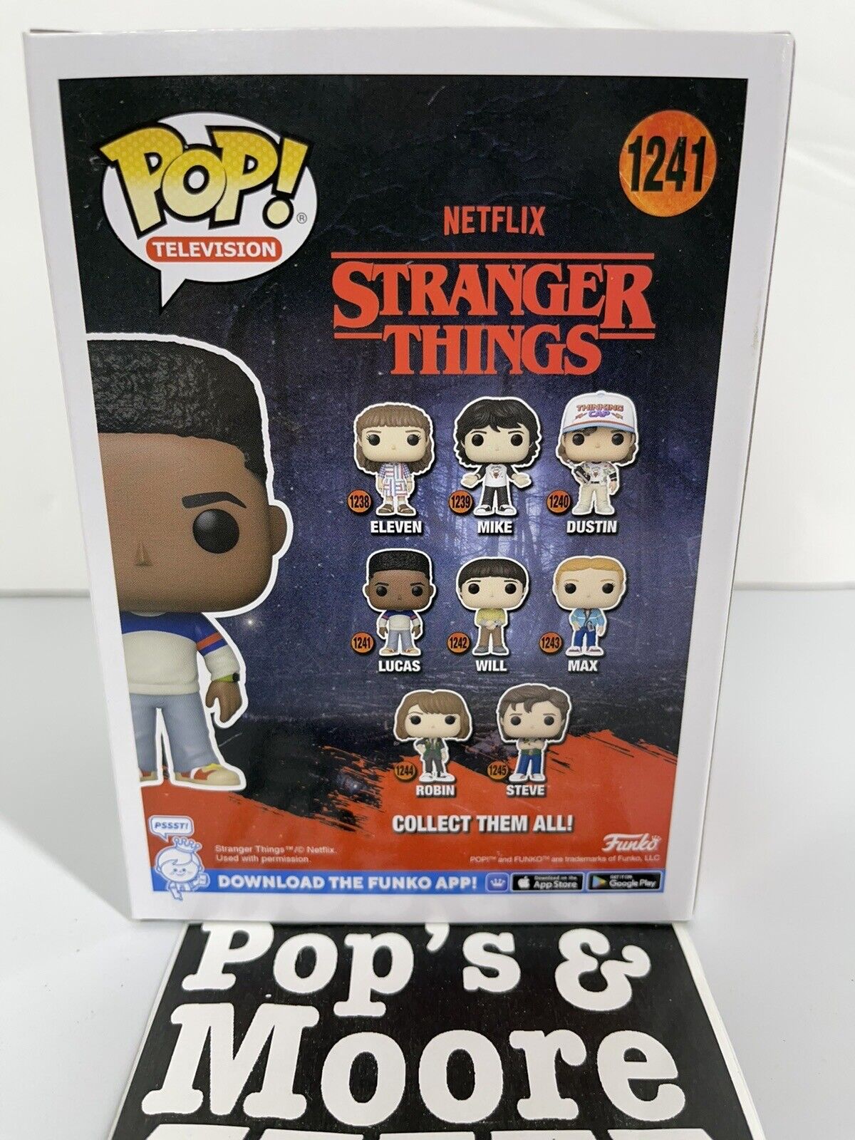 Funko Pops! Stranger Things: Lucas 1241  Vinyl Figure Brand New