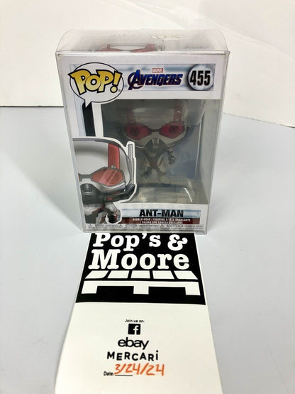 Funko Pop! Avengers: Ant Man 455 Vaulted Vinyl Figure Damaged Box W/Protector