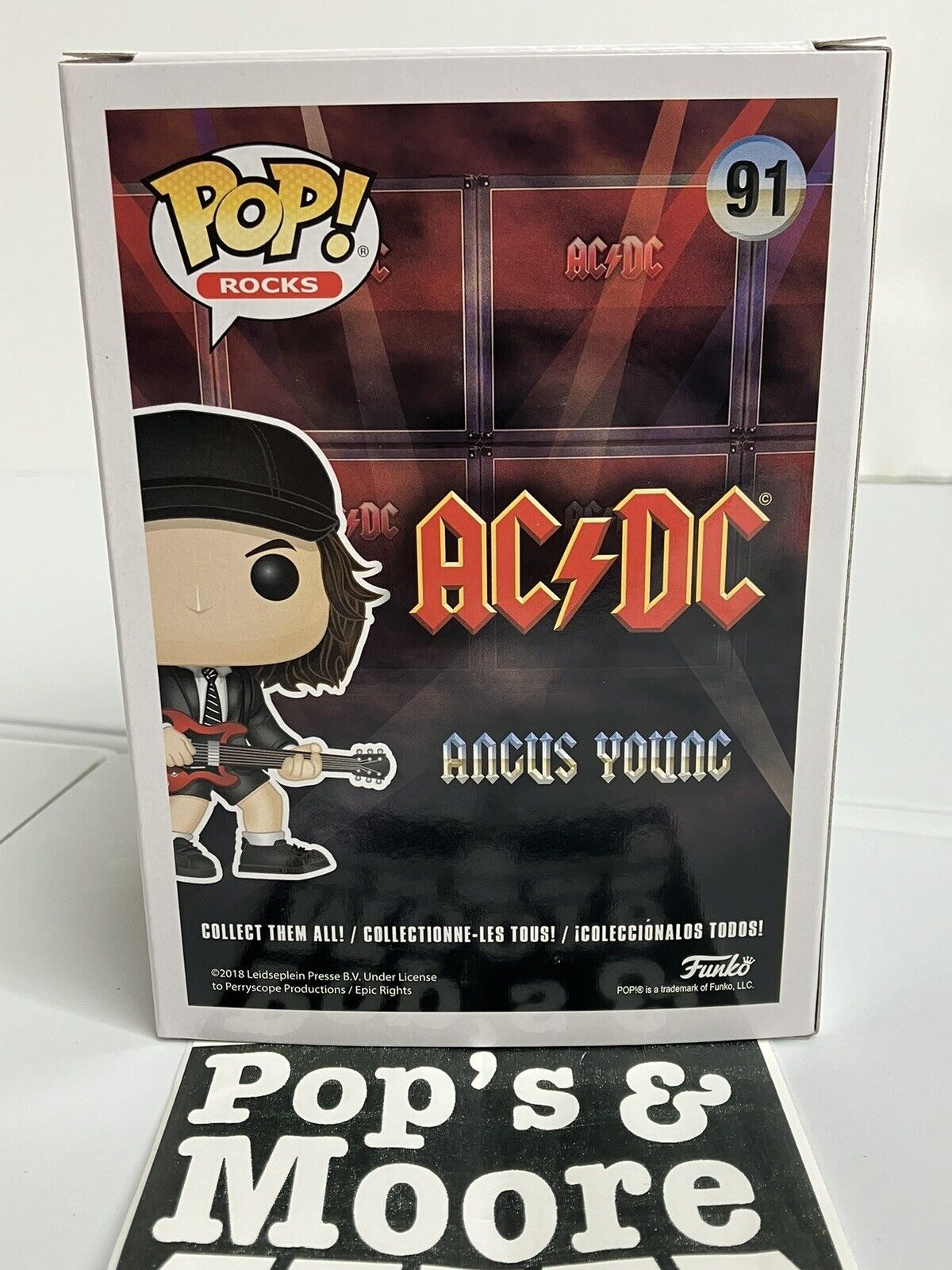 Funko pop! AC/DC: Angus Young 91 Vinyl Figure Brand New