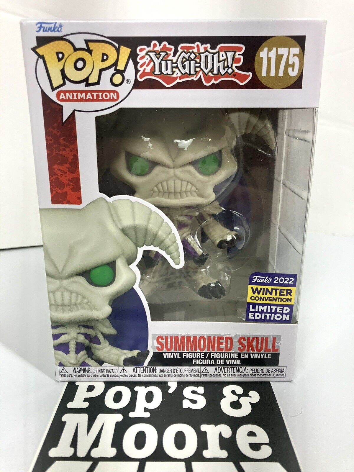 Funko Pop! Yugioh: Summoned Skull 1175 Vinyl Figure Limited Editon W/Protector